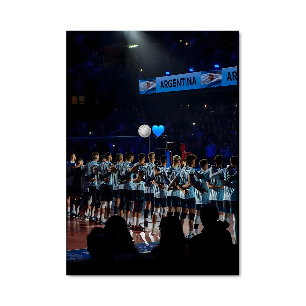 Poster Argentina National – affiche Volleyball